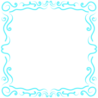 hand drawn floral frame png