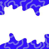 Abstract Wavy Frame Border png