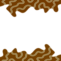 Abstract Wavy Frame Border png