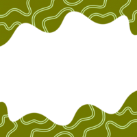 Abstract Wavy Frame Border png