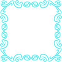 hand getekend floral frame png