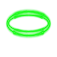 Green Neon Frame Banner png
