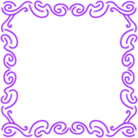 hand getekend floral frame png