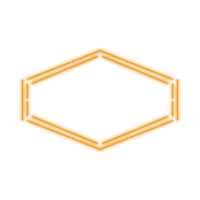 Orange Neon Frame png