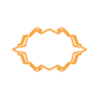 Orange Neon Frame png