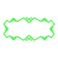 Grün Neon- Rahmen png