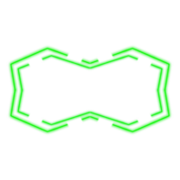 groen neon kader png