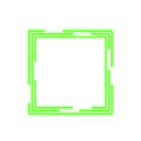 Green Neon Frame png
