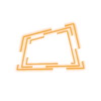 giallo neon telaio png