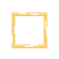 Yellow Neon Frame png