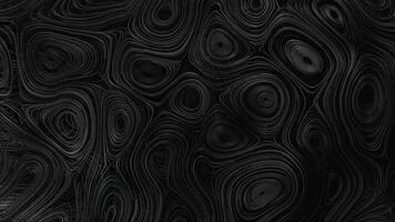 schwarz topografisch kreisförmig Linien mit Laufen Matrix Code video