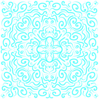 cyan Blumen- Muster Hintergrund png