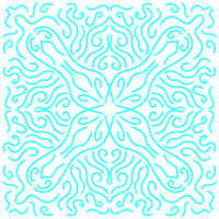 Cyan Floral Pattern Background png