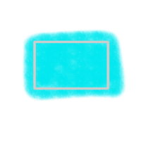 cyan grunge borsta baner png