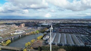 bellissima metraggio di Dagenham Londra città di Inghilterra UK. marzo 2°, 2023 video