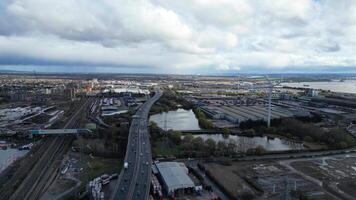 magnifique métrage de dagenham Londres ville de Angleterre Royaume-Uni. Mars 2ème, 2023 video