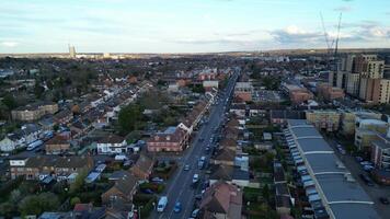 Time Lapse High Angle View of Central Watford City of England UK. March 3rd, 2024 video