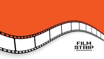 film strip background with text space vector illustration