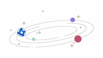 esterno spazio linea oggetto animazione video