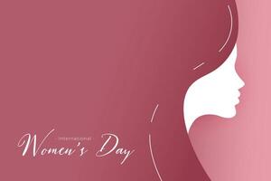 happy womens day beautiful background design vector