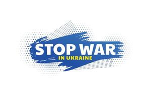 stop war in ukraine concept poster vector