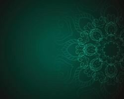 cultural and ethnic mandala pattern backdrop with text space vector