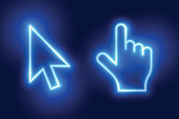 Neon Cursor Vector Art, Icons, and Graphics for Free Download