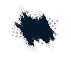 abstract splatter grunge with halftone effect vector
