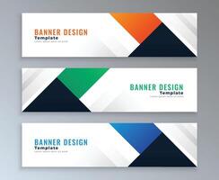 pack of abstract website header background for presentation backdrop vector