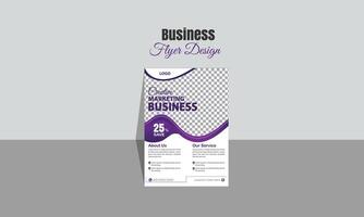 Cover flyer design template corporate business annual report vector