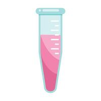 Microcentrifuge tube science vector illustration graphic icon symbol