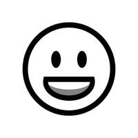 Smile icon. Emoticon. Flat design style eps 10. resources graphic element design. Vector illustration with application and technology UI themes