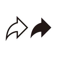 Left and right arrow icon vector. Left and right arrow sign. resources graphic element design. Vector illustration with technology and UI themes