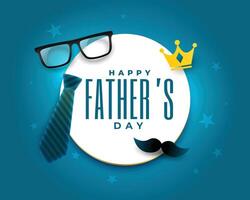father's day greeting show the gentleman how much he means to you vector