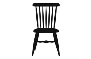 de madera sillas silueta, silla siluetas, de madera moderno sillas silueta, de madera sillas vector conjunto