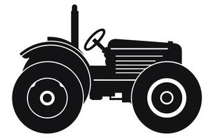 Steampunk Tractor Silhouette, Tractors Vector Silhouette,Tractor Silhouettes Modern and Antique,