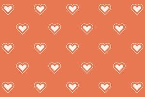 cute and minimal love heart pattern for textile fabric print vector