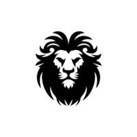 Logo design with the shape of a lion head vector