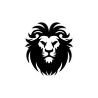 logo diseño con el forma de un león cabeza vector