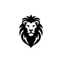Logo design with the shape of a lion head vector