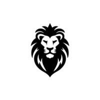 Logo design with the shape of a lion head vector