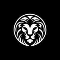 Logo design with the shape of a lion head vector