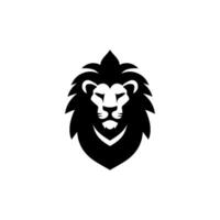 Logo design with the shape of a lion head vector