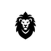 Logo design with the shape of a lion head vector