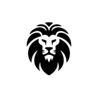Logo design with the shape of a lion head vector