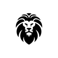 Logo design with the shape of a lion head vector