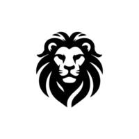 logo diseño con el forma de un león cabeza vector