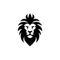 Logo design with the shape of a lion head vector