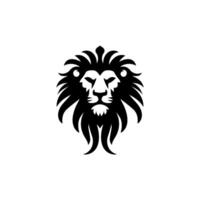 Logo design with the shape of a lion head vector