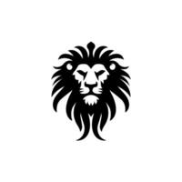 Logo design with the shape of a lion head vector